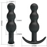 Pretty Love - Vibrateur Anal Sidney 10 Vibrations Noir